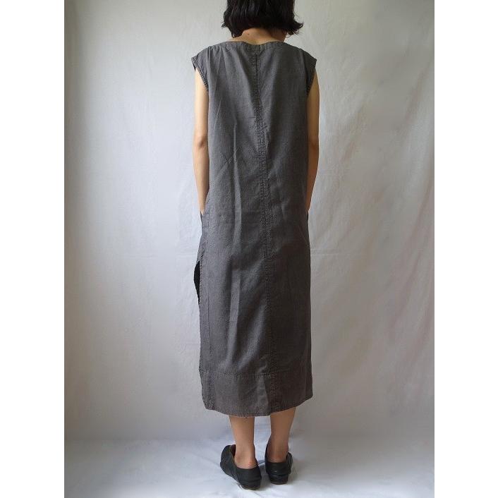 ノースリーブ ワンピース サイドポケット Air Flow Dress｜shopindisky｜03