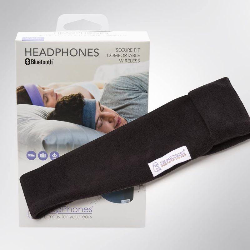 スリープフォン ワイヤレス (Bluetoothヘッドフォン) ブラックLLサイズ［60cm - 63cm］ フリース (Fleece)素材 ワイヤレス Bluetoothヘッドフォン ブラックLLサイズ［60cm 63cm］ フリース Fleece 素材