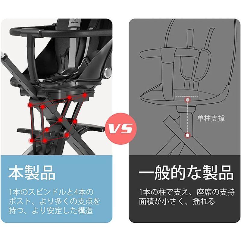 Feemom 両対面式ベビーカー b型 バギー 360°回転超軽量 コンパクト