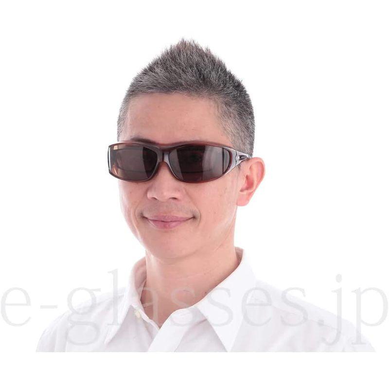 オーバーサングラス AXE（アックス）SG605P-LBR ライトブラウン メガネの上から掛ける 偏光サングラス オーバーグラス 白内障 加 ライトブラウン AXE アックス SG605P LBR メガネの上から掛ける 偏光サングラス オーバーグラス 白内障 加