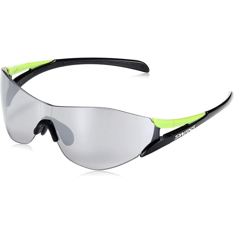 SWANS(スワンズ) スポーツ サングラス ソウ2 ミラーレンズモデル SOU2-0702 LG ライムグリーン×ブラック/シルバーミラー スワンズ スポーツ サングラス ソウ2 ミラーレンズモデル SOU2 LG ライムグリーン×ブラック/シルバーミラー サイズ