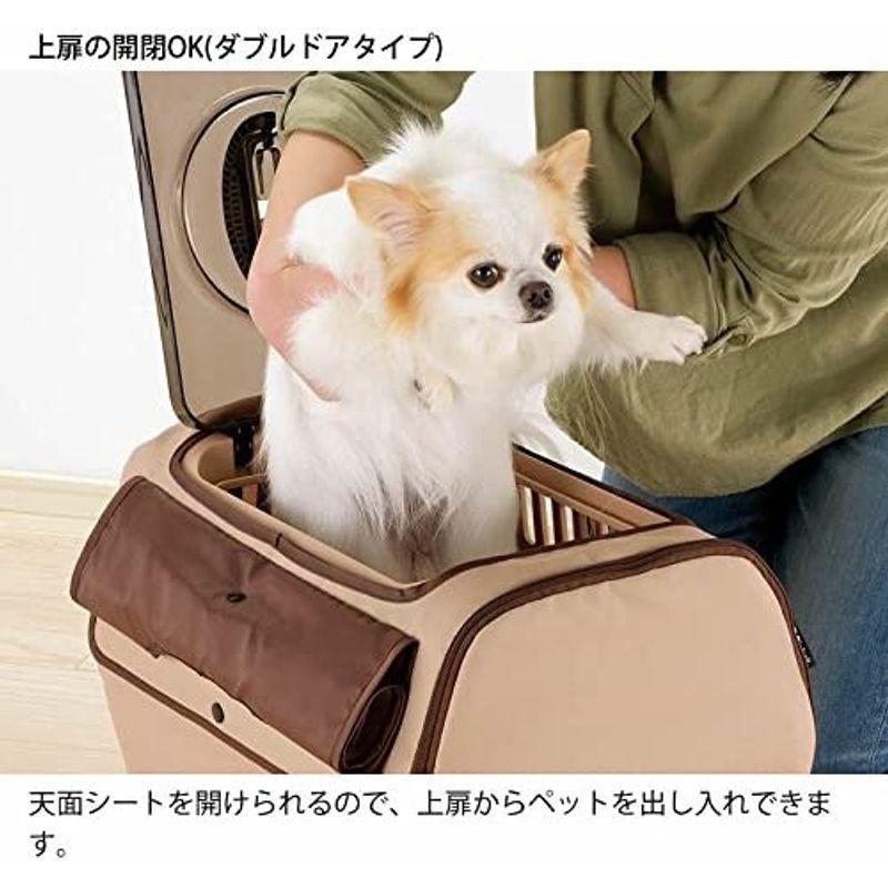 リッチェル ペットキャリーカバー S ブラウン ペットキャリーカバー ブラウン