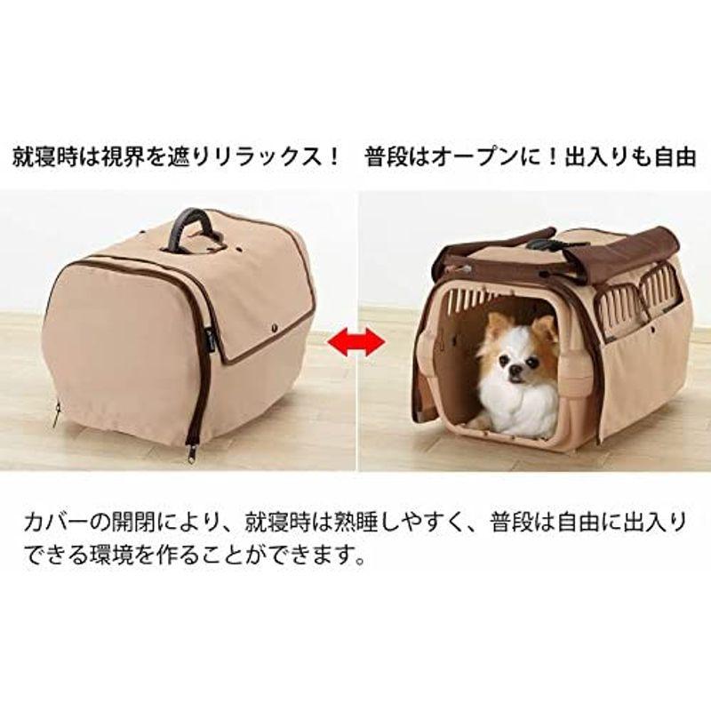 リッチェル ペットキャリーカバー S ブラウン ペットキャリーカバー ブラウン