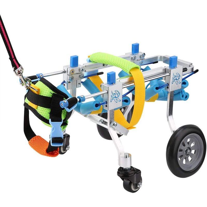 犬 車椅子 ペット車椅子 4輪 ペットウォークアシスタント リハビリ用歩行補助具 犬の歩行器 調節可能 アルミ製 耐久性 組立て簡単 組立て簡単 車椅子 ペット車椅子 4輪 ペットウォークアシスタント リハビリ用歩行補助具 犬の歩行器 調節可能 アルミ製 耐久性