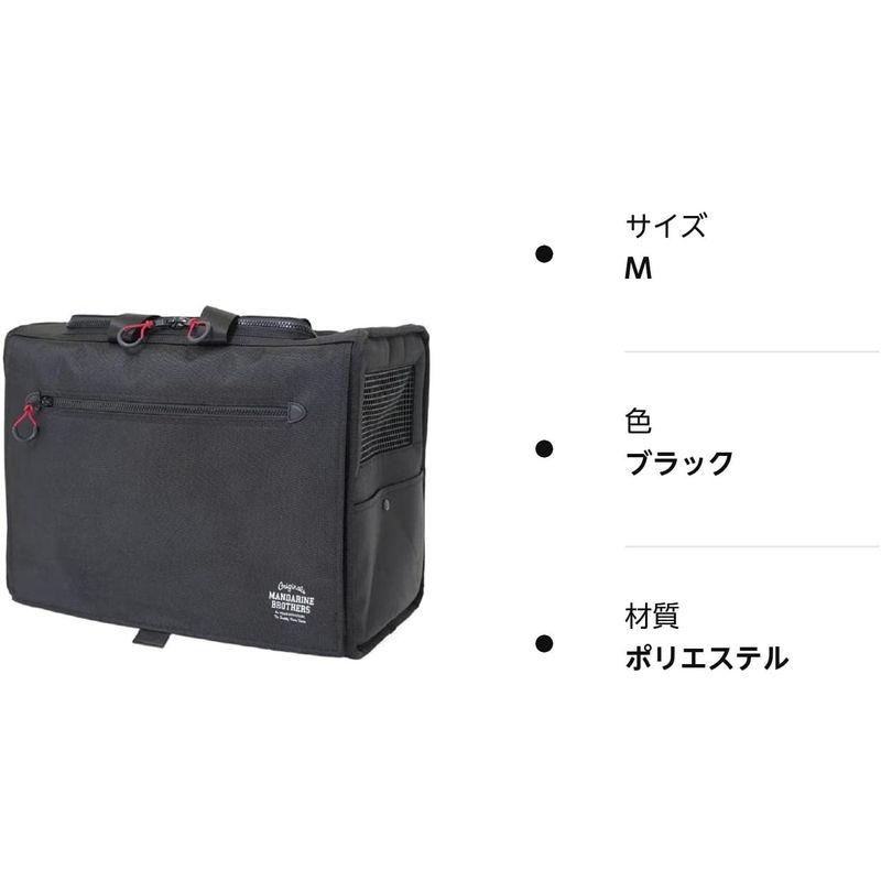 MANDARINE BROTHERS マンダリンブラザーズ ブリクストンキャリーバックパック ワイド M ブラック ブラック BROTHERS マンダリンブラザーズ ブリクストンキャリーバックパック ワイド
