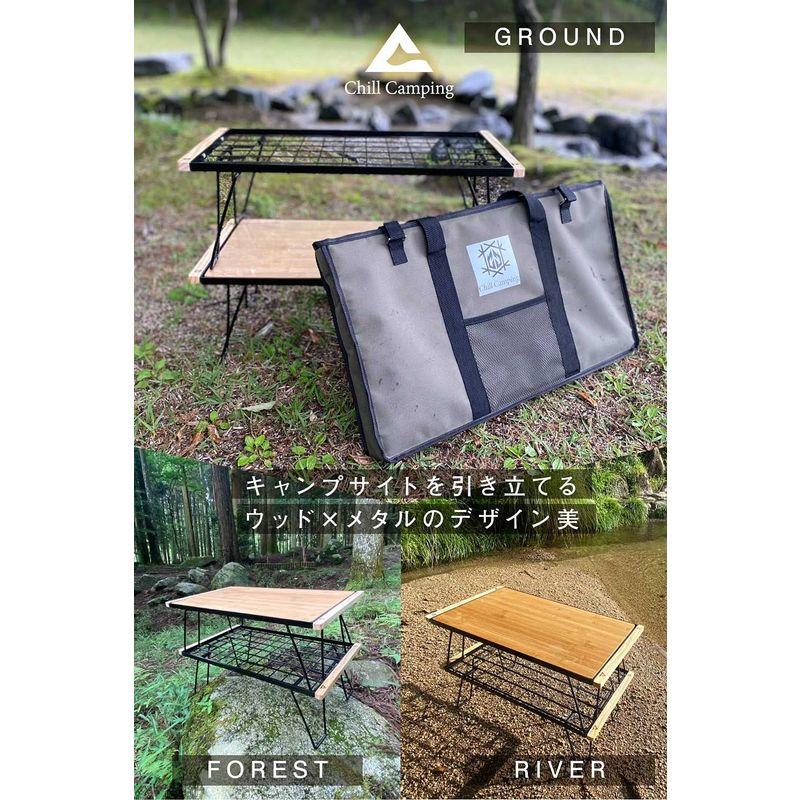 ChillCamping(チルキャンピング) フィールドラック キャンプ アウトドア テーブル 焚き火テーブル フィールドシェルフ チルキャンピング フィールドラック キャンプ アウトドア テーブル 焚き火テーブル フィールドシェルフ サイズ 5cm