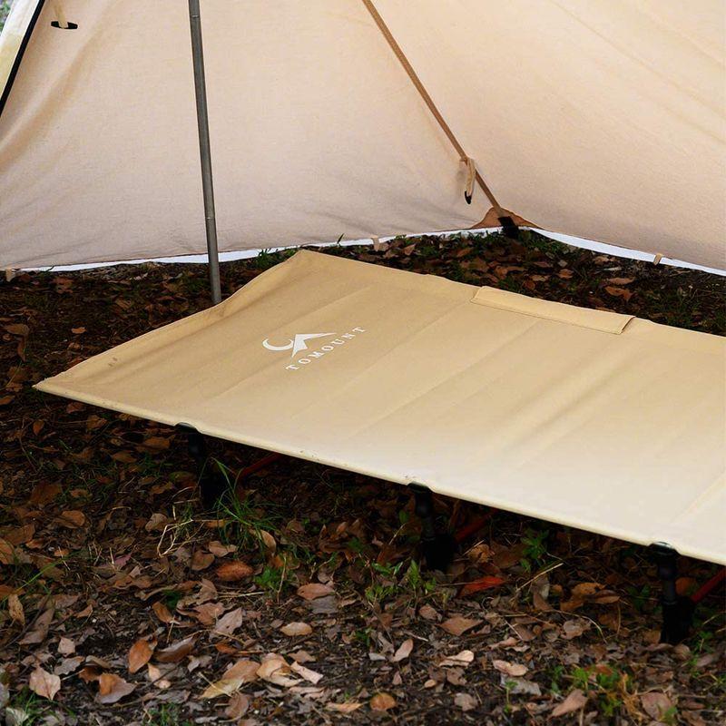 TOMOUNT アウトドアベッド キャンプコット 折りたたみ ベッド 軽量 耐荷重150kg 簡易ベッド コンパクト 防水 通気性 防災 収 アウトドアベッド キャンプコット 折りたたみ ベッド 軽量 耐荷重150kg 簡易ベッド コンパクト 防水 通気性 防災 収