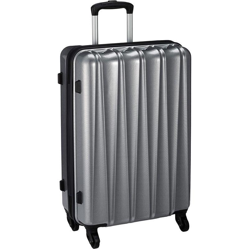 ビバーシェ スーツケース ファスナー TSAロック レインカバー付き 52L 62 cm 3.8kg YZ-H-S シルバー ファスナー スーツケース TSAロック レインカバー付き 52L cm 8kg YZ シルバー