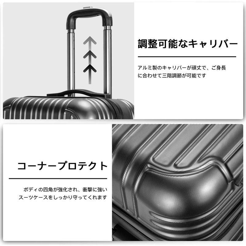 VARNIC スーツケース キャリーケース キャリーバッグ 機内持込 TSAダイヤル式ロック 耐衝撃 大型 超軽量 静音ダブルキャスター 旅 スーツケース キャリーケース キャリーバッグ 機内持込 TSAダイヤル式ロック 耐衝撃 大型 超軽量 静音ダブルキャスター 旅