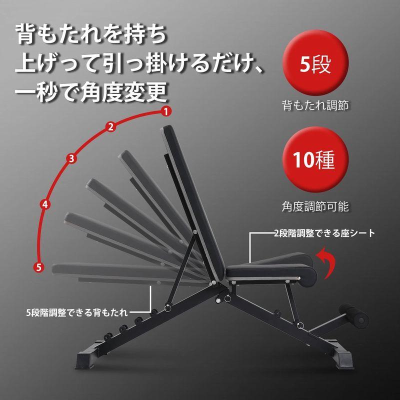 【訳あり品】 Bongkim トレーニングベンチ インクラインベンチ ダンベル ベンチ 組立超簡単 フラットベンチ デクラインベンチ 筋トレ ベンチプレス 【QG2156667784】(12975円)