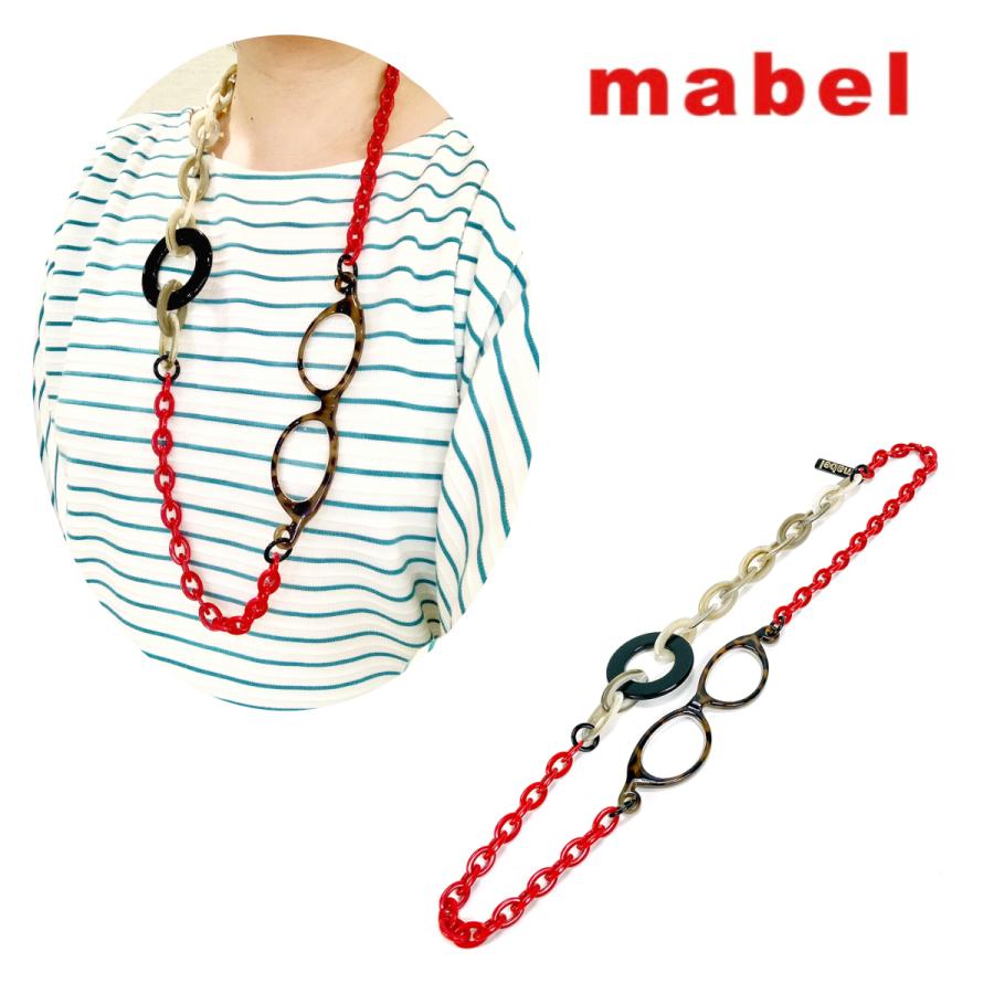 ルーペネックレス mabel マベル イタリア製 ルーペ付きネックレス