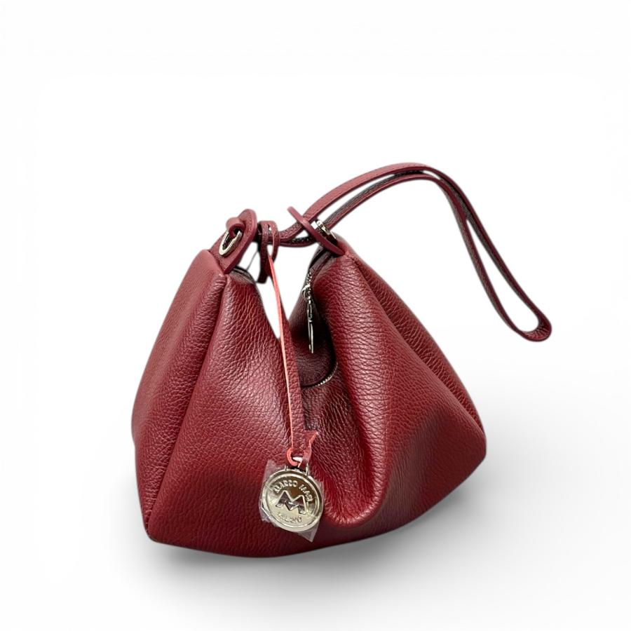 UGO社製★Made in ITALY★ハンドメイド レザーバッグ ボルドー MARCO MASI（マルコマージ） 本革2WAYショルダーバッグ ボルドー 斜