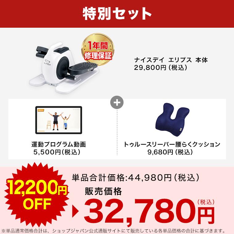ショップジャパン（Shop Japan） ナイスデイ エリプス 特別セット 正規