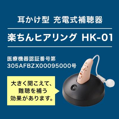 ショップジャパン 楽ちんヒアリング HK-01 2個セット 耳かけ型 ショップジャパン 楽ちんヒアリング HK-01 2個セット 耳かけ型
