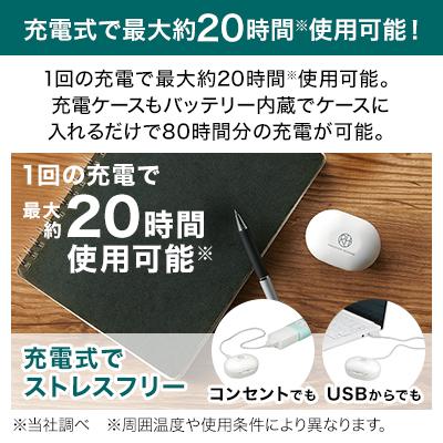 集音器 楽ちんヒアリング SA-01 送料無料 ショップジャパン 正規品 草笛光子さん、高橋英樹さんおすすめ 充電式 耳穴型 TV通販 軽量｜shopjapan｜04