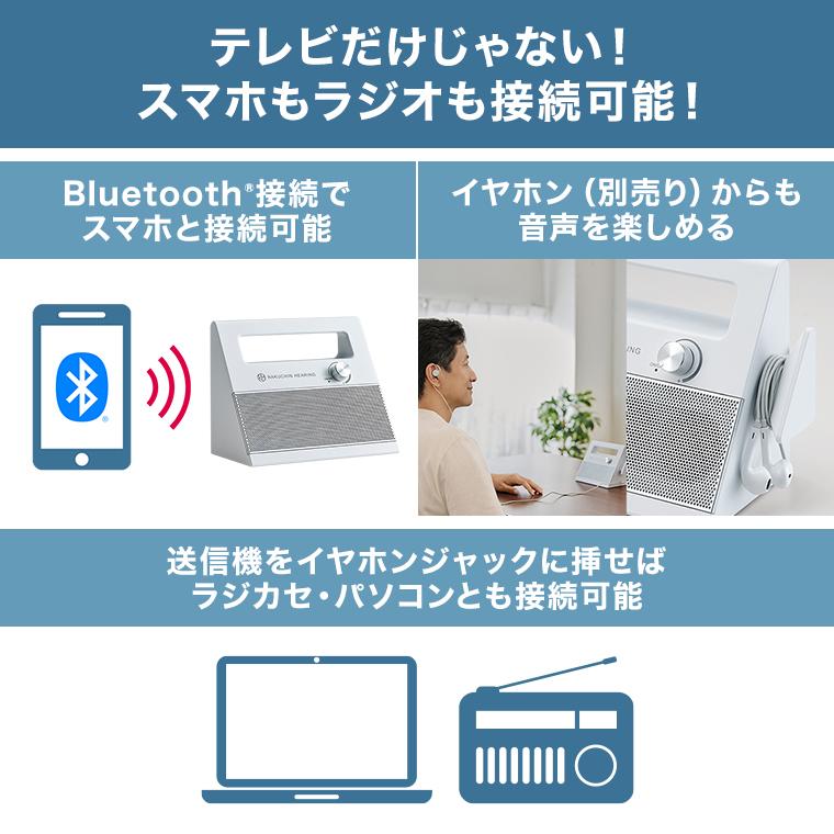 テレビとスピーカーセット5000円 ショップジャパン（Shop Japan） 楽ちんヒアリング お手元テレビ