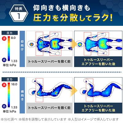 (日)発送❣️チビたん❣️さま 専用　トゥルースリーパーエアフリー正規品 シングル トゥルースリーパー（True Sleeper） 公式 返品保証付 エアフリー