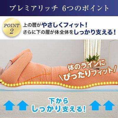 マットレス 低反発 トゥルースリーパー 低反発マットレス プレミアリッチ 半額以下セット セミダブルxセミダブル WEB限定 送料無料 ショップジャパン公式|ショップジャパン PayPayモール店|08