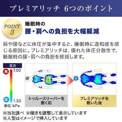マットレス 低反発 トゥルースリーパー 低反発マットレス プレミアリッチ 半額以下セット セミダブルxセミダブル WEB限定 送料無料 ショップジャパン公式|ショップジャパン PayPayモール店|09