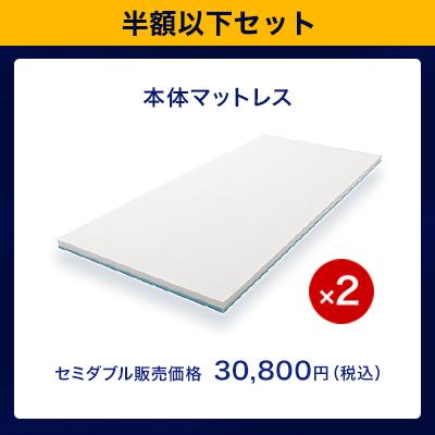 マットレス 低反発 トゥルースリーパー 低反発マットレス プレミアリッチ 半額以下セット セミダブルxセミダブル WEB限定 送料無料 ショップジャパン公式|ショップジャパン PayPayモール店|02