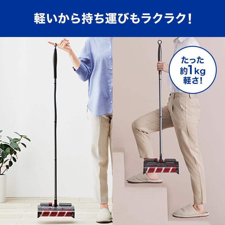 コードレス掃除機 スティック型 軽量 静音設計 床モップ一体型 33000Pa ショップジャパン（Shop Japan） VOOM WEB限定保証セット 掃除機 電動