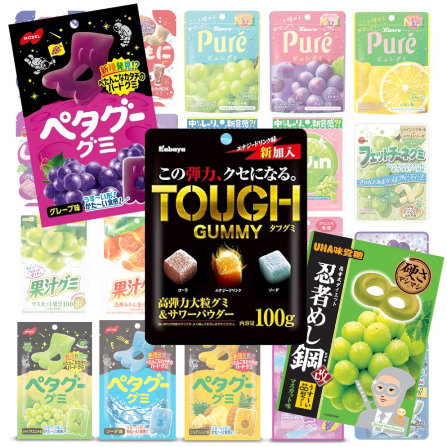 グミ 詰め合わせ 8個セット 選べる3個+ランダム5個 バラエティ 福袋 お