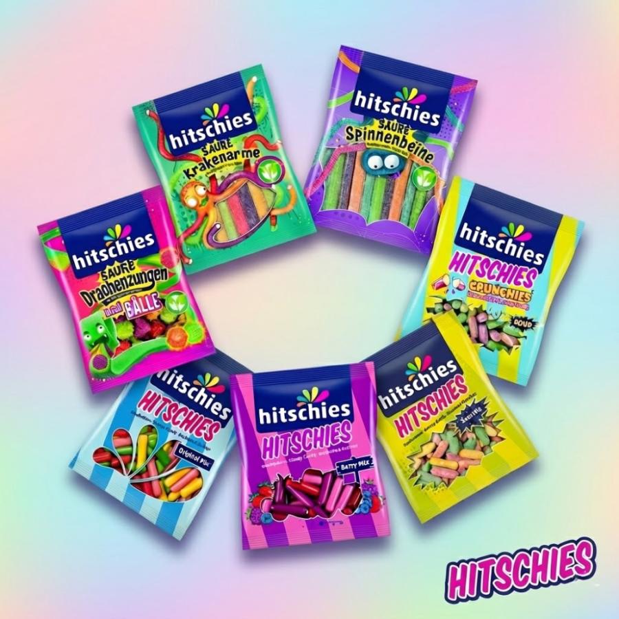 食感が楽しい輸入グミ】2種類から選べる Hitschies ヒッチーズ