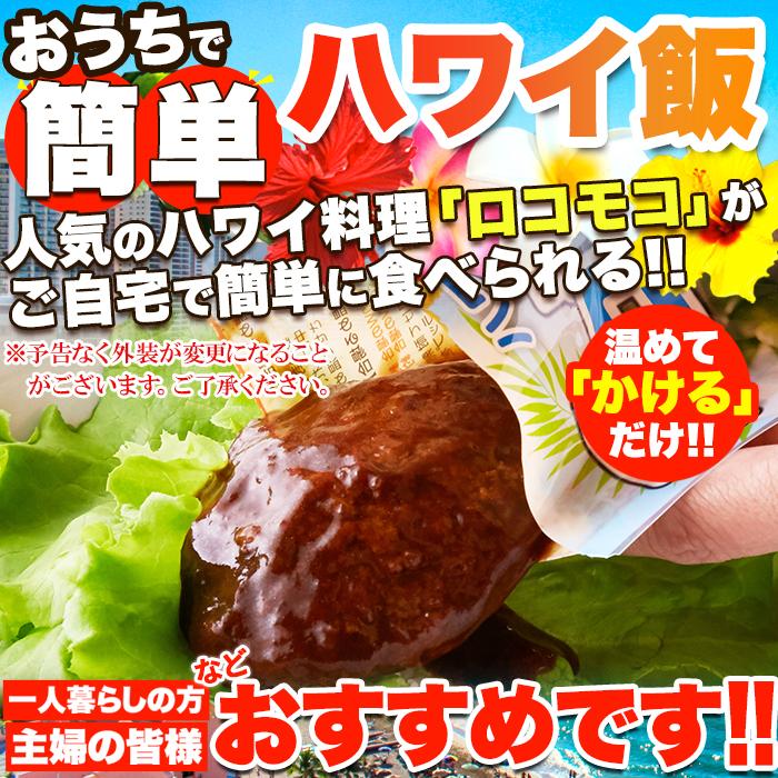 ロコモコ丼 640g 160g 4袋 ハンバーグ入り ハワイ飯 レトルト 卸