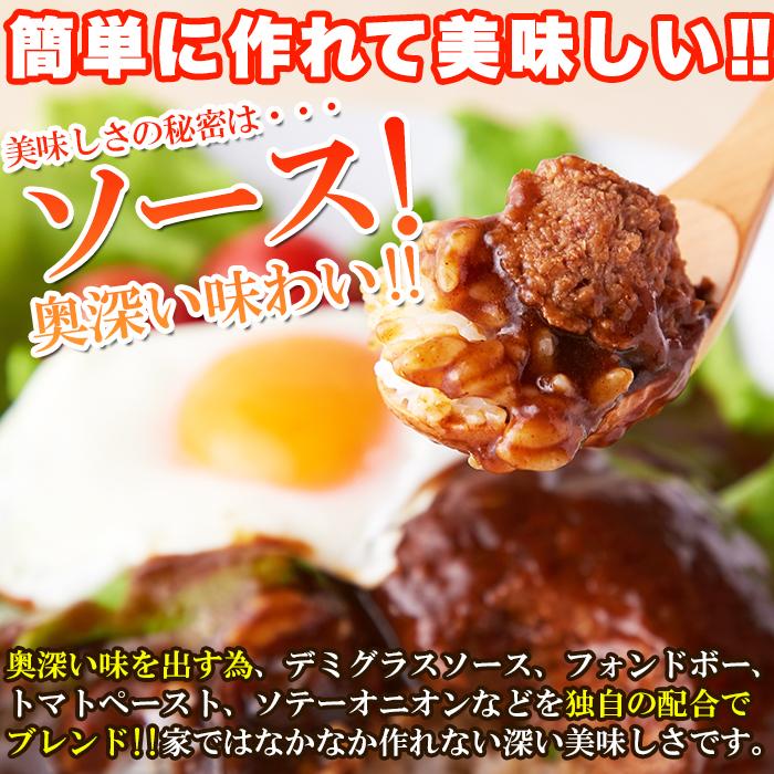 ロコモコ丼 640g 160g 4袋 ハンバーグ入り ハワイ飯 レトルト 卸