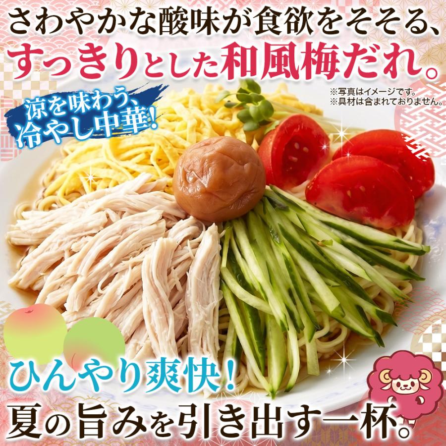 冷やし中華 うめねぇちゃん 5食 梅スープ 讃岐生麺 卸 : クール