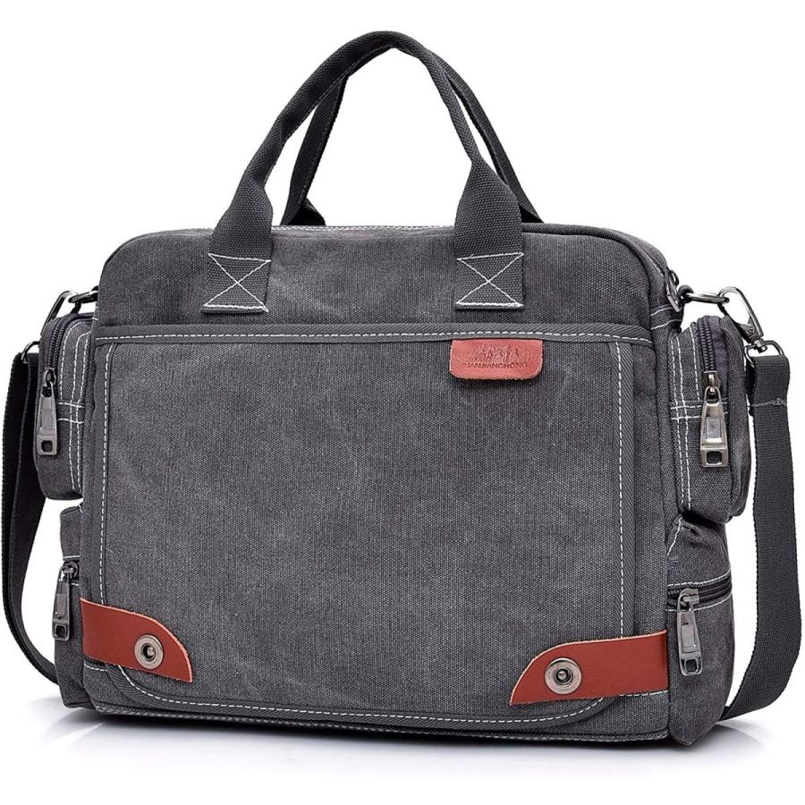 Rakee ショルダーバッグ 特価商品 トート メンズ メッセンジャーバッグ 帆布 肩掛け斜めがけ 丈夫 バッグ 4色 防水 大容量 サイズ