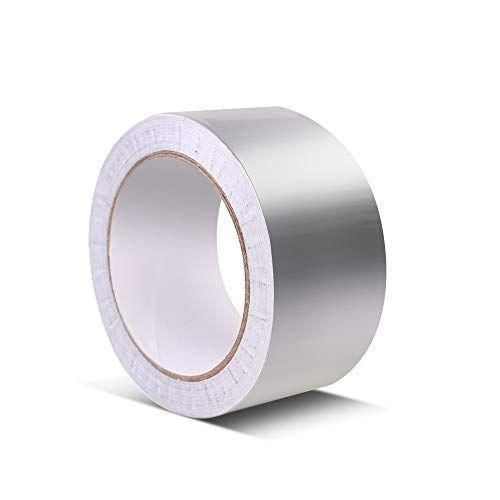 アルミテープ 50mm幅x20m長 0.08mm厚さ 1卷 防水 アルミ箔テープ 人気ブランド新作豊富 熱伝導性 耐熱性 最新作の