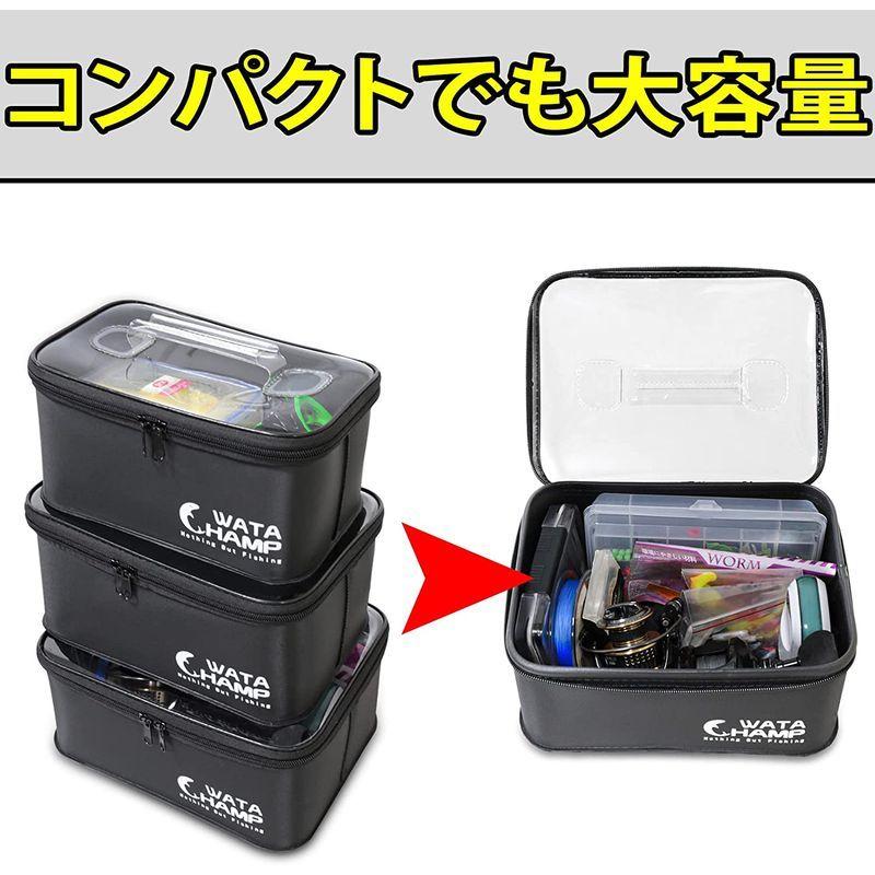 ワタチャンプ Watachamp 釣り ケース タックルボックス 3個evaケースセット タックルケース ルアーケース バッカン 透明な上 Shop K 通販 Yahoo ショッピング