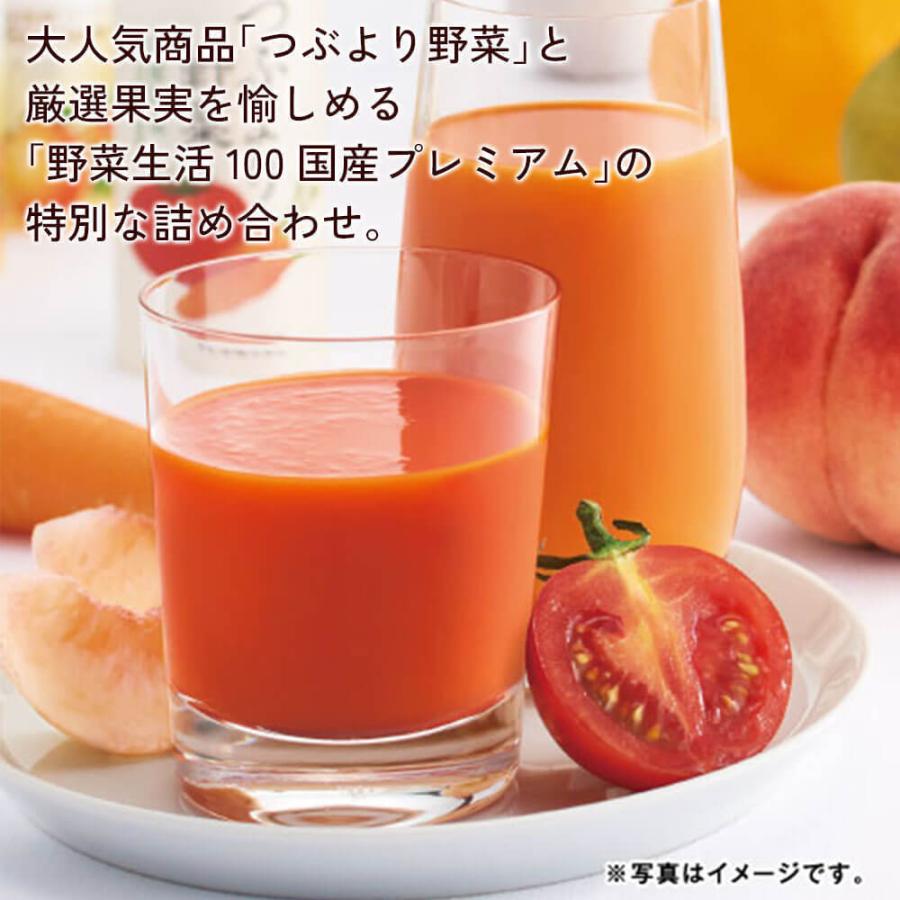 KAGOME カゴメ公式 国産プレミアムセットB(つぶより野菜195g×15 KAGOME カゴメ公式 国産プレミアムセットB(つぶより野菜195g×15