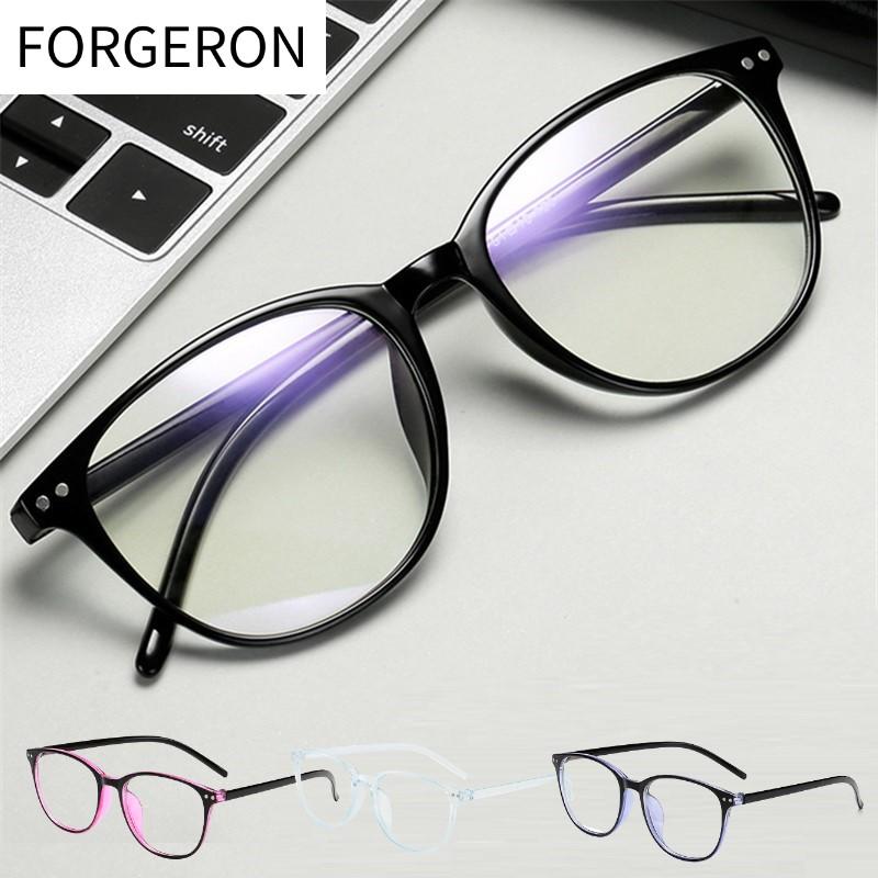 FORGERON ボスリントン型伊達メガネ UVカット ボストン ウェリントン