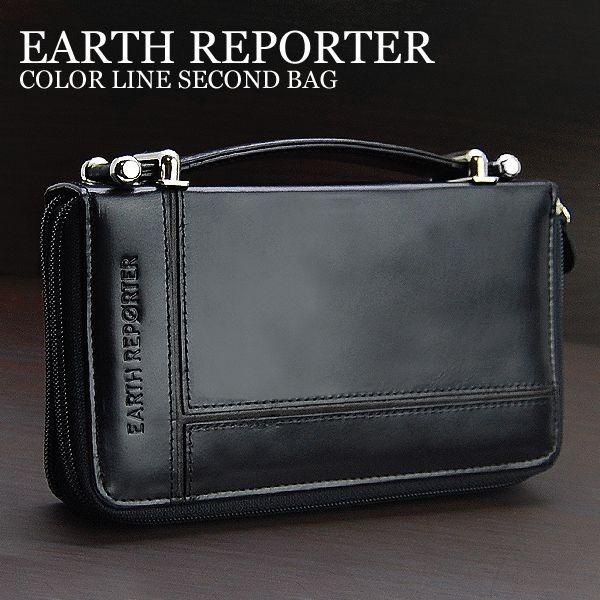 ARTH REPORTER セカンドバッグ 財布を大きくしたミニセカンドバッグ/長財布 ER-104BKBK｜shopkazu