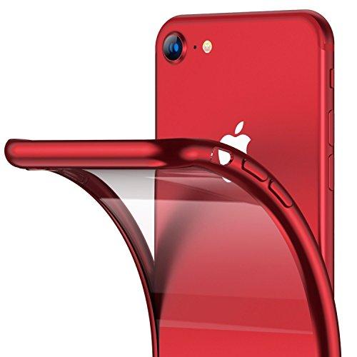 Oranga Iphone Se ケース 第２世代 Iphone8 ケース 透明 ワイヤレス充電対応 Iphone 7 8 レッド Cim Shop気まぐれ屋 通販 Yahoo ショッピング