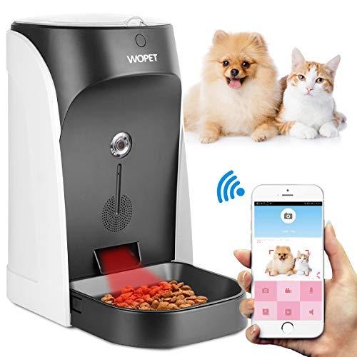最適な材料 自動給餌器 カメラ付き自動給餌器猫 犬 うさぎ用自動給餌器遠距離操作 どんなときでも愛犬愛猫の世話するこ 限定価格セール Www Thedailyspud Com