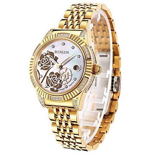 交換無料 腕時計 レディース 高級 Binlun スタンダード 機械式 自動巻き ゴールド レディース 3 Hml Shop気まぐれ屋 通販 Yahoo ショッピング 21福袋 Yalaphone Com