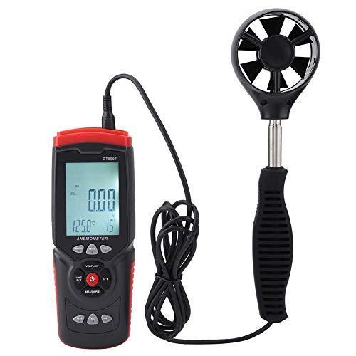 注文割引 デジタル 風速計 小型 ハンドヘルド 風速測定器 風速計 風向計 風風量測定器 温度 湿度 多機能 USB.GT8907 風速計