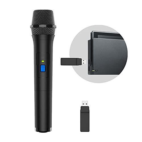 ブランド買うならブランドオフ Switch用 ワイヤレスマイク Usbマイク 無線 カラオケマイク For Nintendo Switch Ps5 Ps4 Ps3 Xbox One Wii Uに対応