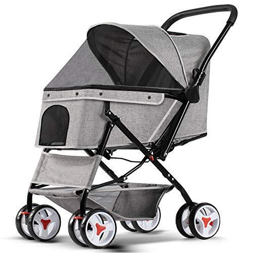 Shop気まぐれ屋のovermont ペットカート 犬用ベビーカー 前輪360回転 対面推し可能 多頭用 4輪軽量 耐荷重耐荷重kg Xzhならyahoo ショッピング ランキングや口コミも豊富なネット通販 更にお得なpaypay残高も スマホアプリも充実で