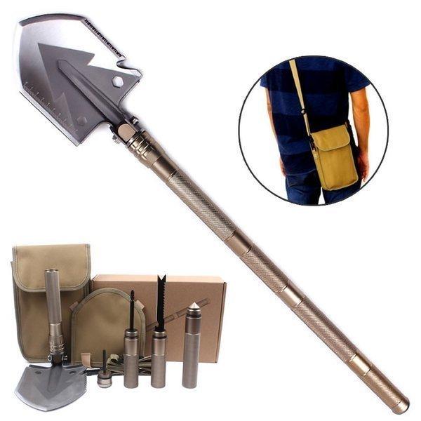 大カンシャベル 折りたたみ シャベル アウトドア スコップ 万能 ナイフ