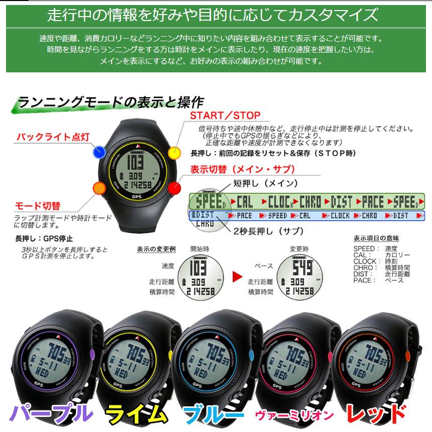 ランニングウォッチ GPS Actino アクティノ WT300 マラソン ランニングウォッチ GPS Actino アクティノ WT300 マラソン