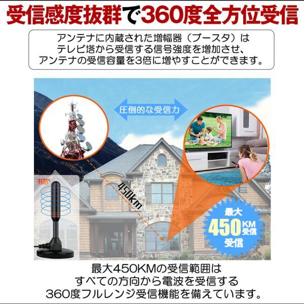 室内アンテナ 地デジアンテナ テレビアンテナ 120KM受信範囲    3台 3台セット 室内アンテナ テレビ TV 最強 テレビアンテナ 地デジ