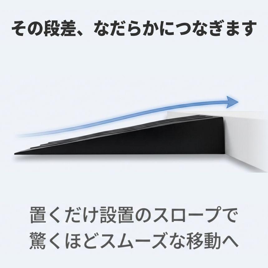 段差スロープ 段差解消スロープ スロープ 段差 2cm ロボット掃除機 