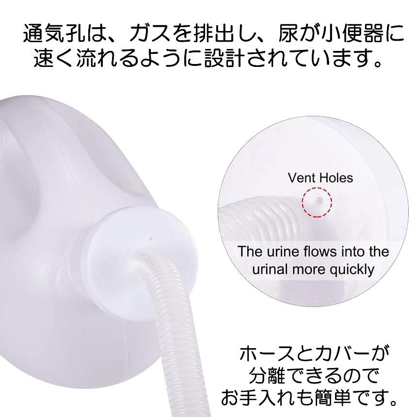 尿瓶 しびん どこでもトイレ し瓶  排尿器 男性用 女性用  こぼれない 大容量 2000cc トイレ 緊急 病院 介護  車 用 安楽尿器 サポート 渋滞 旅行 便利｜shopkurano｜09