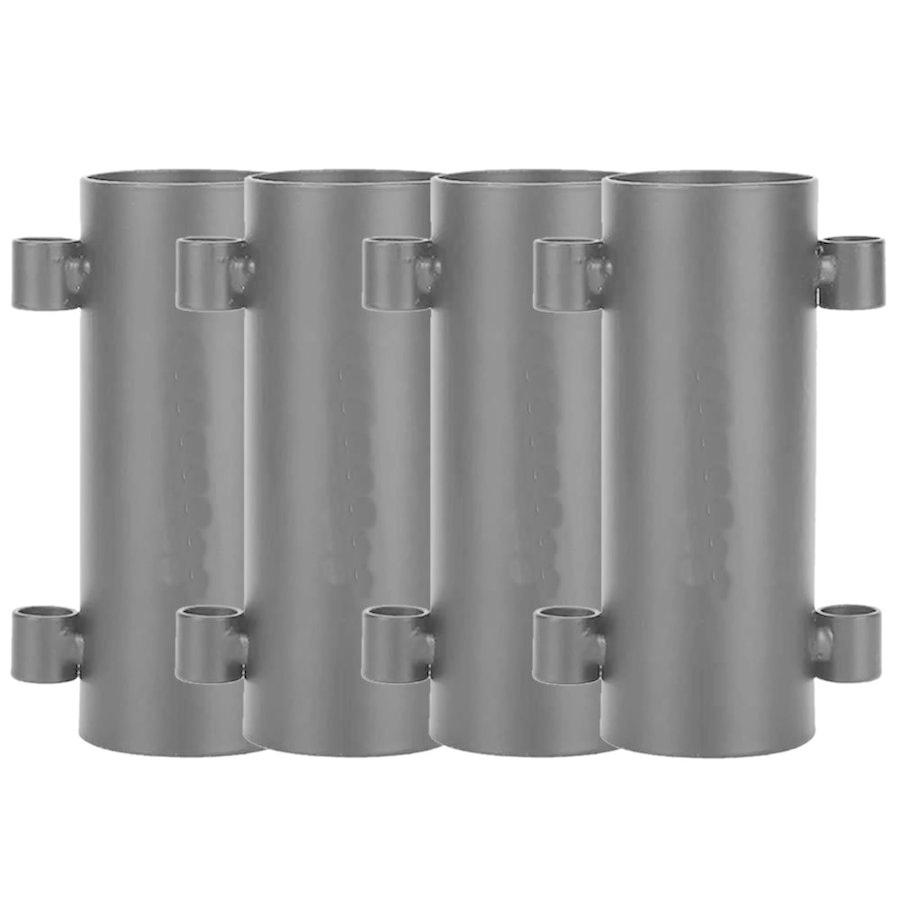 4本セット テント ポール タープ 固定用ホルダー ペグ 穴