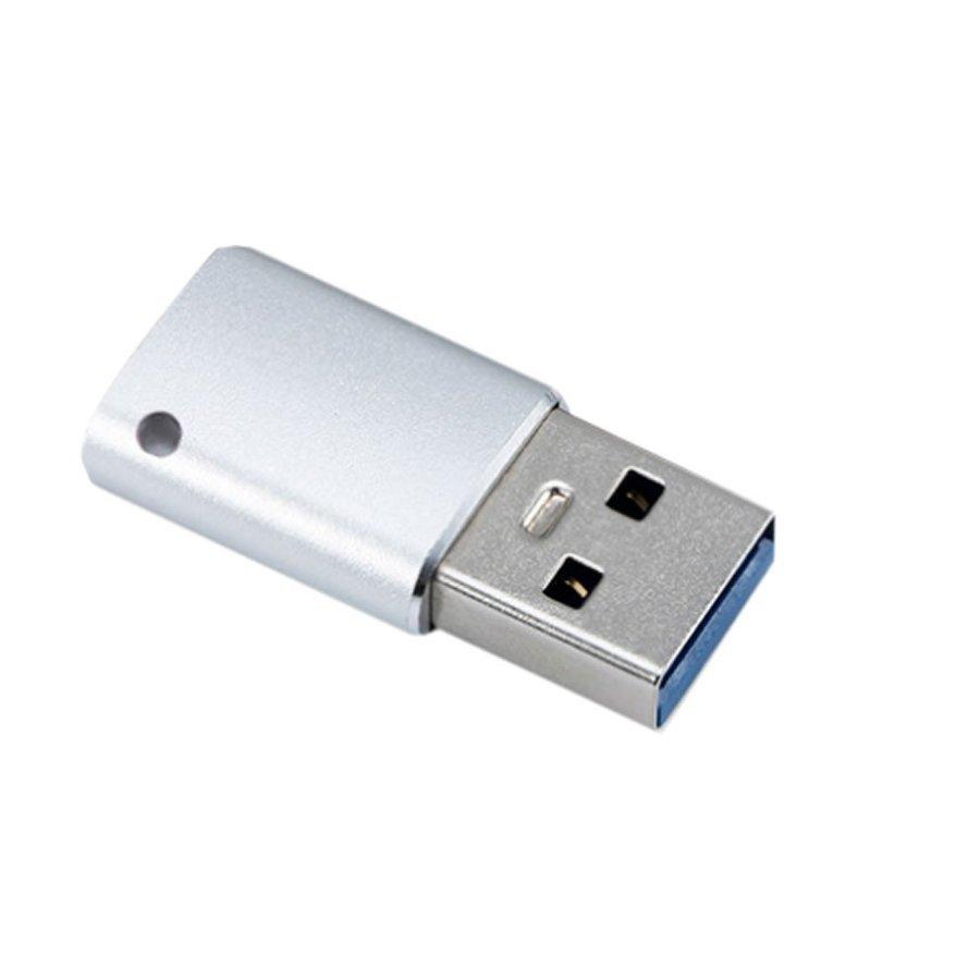 USB C to A 変換アダプタ ホワイト 2個セット 両面 USB3.0 高速データ