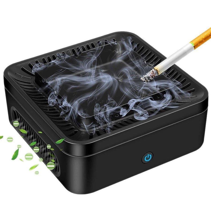 自宅喫煙所 2台セット 逆流 煙 吸い込む 脱臭機 空気清浄機 タバコ灰皿